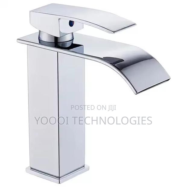 Brass Stainless Steel Bathroom Sink Tap Mixer · Photo 3