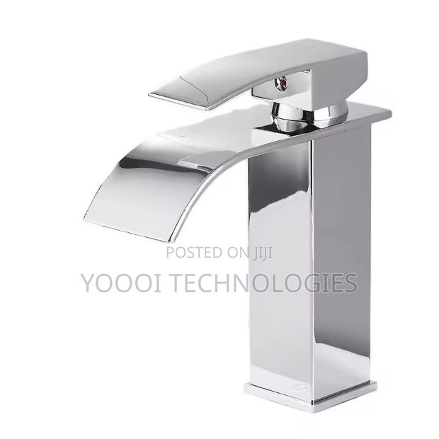 Brass Stainless Steel Bathroom Sink Tap Mixer · Photo 4