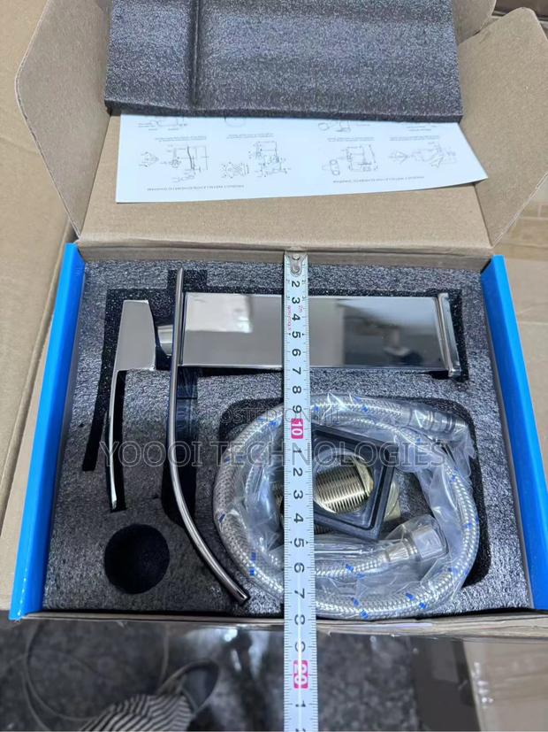 Brass Stainless Steel Bathroom Sink Tap Mixer · Photo 2
