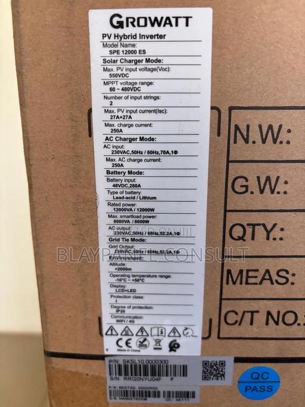 12kw 48v Growatt Hybrid Solar Inverter · Photo 4