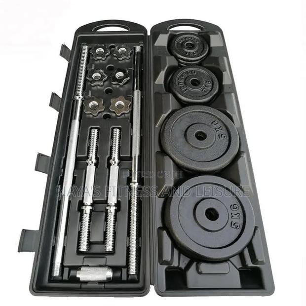 50kg Dumbbells Set With Case · Photo 2