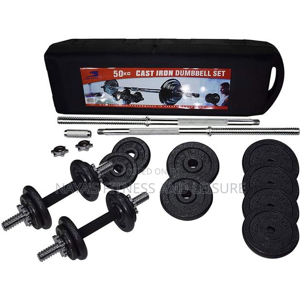 50kg Dumbbells Set With Case · Photo 1