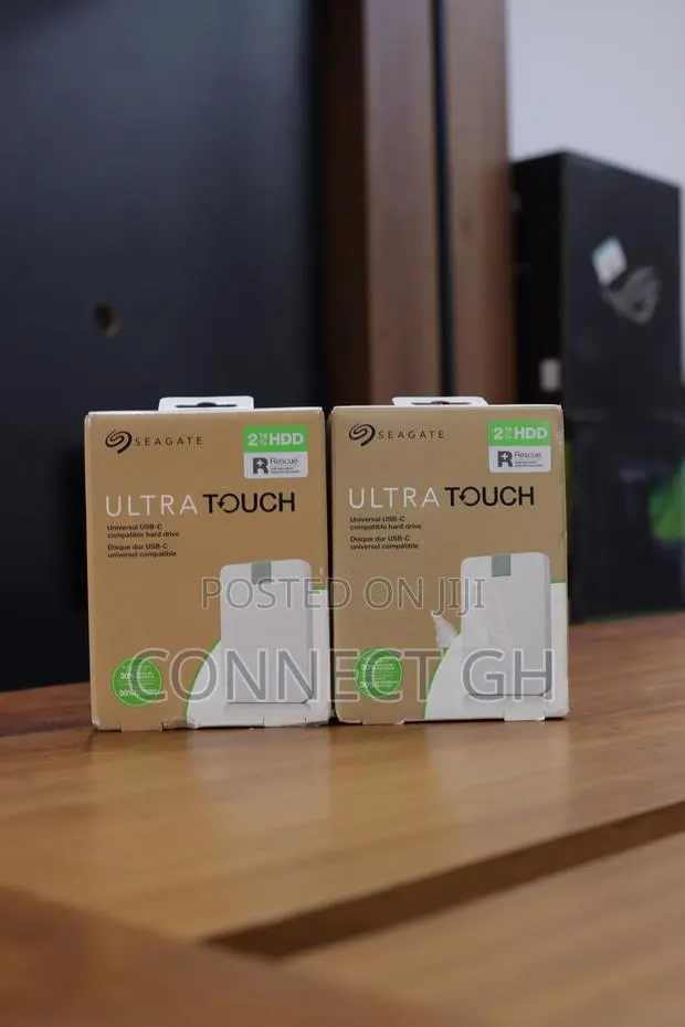Seagate Ultra Touch 2TB External USB-C Portable Hard Drive · Photo 1
