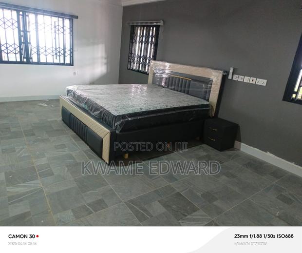 Queen Size Bed Frame and Nightstand · Photo 1