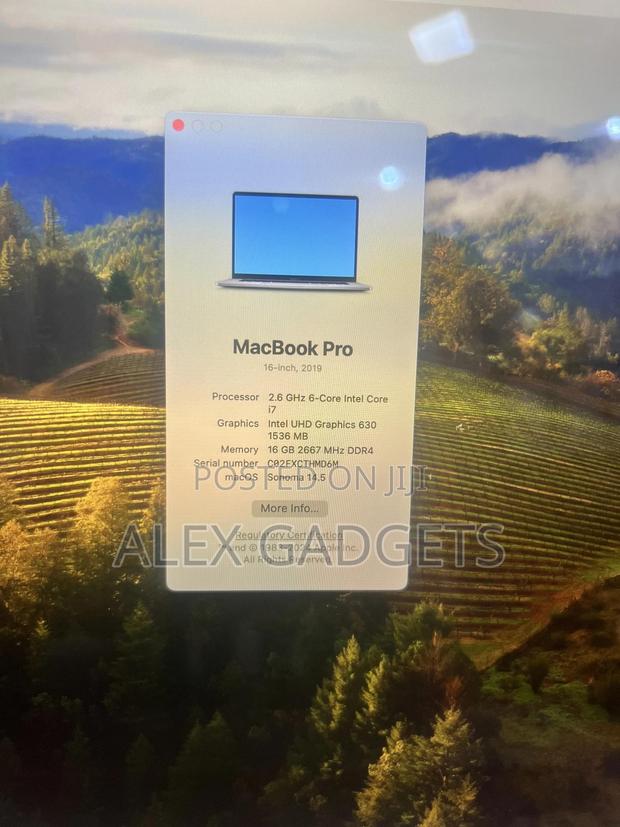 Laptop Apple MacBook Pro 2019 16GB Intel Core I7 SSD 512GB · Photo 3