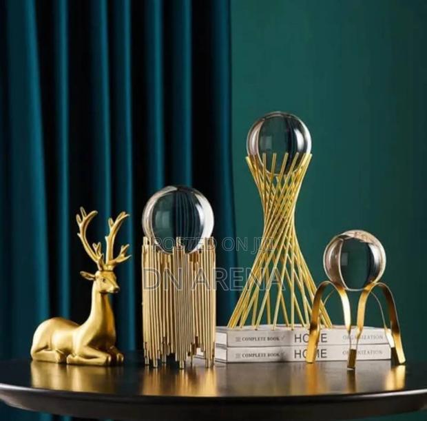 Golden Crystal Decorations Ornament · Photo 1