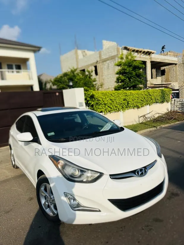 Hyundai Elantra Limited 4dr Sedan (1.8L 4cyl 6A) 2014 White · Photo 1