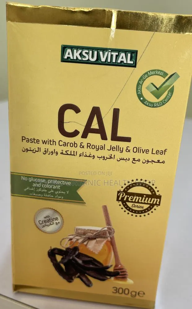 Aksuvital Cal Paste With Carob Royal Jelly Olive Leaf · Photo 1