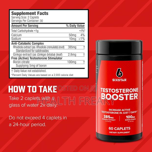Testosterone Booster Six Star Testosterone Muscle Growth Strength · Photo 2