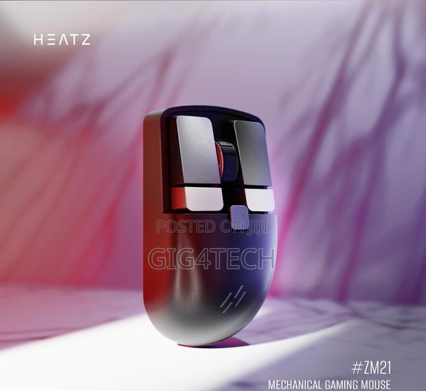 3 Mode Wireless Bluetooth Mechanical Gaming Mouse-Black · Photo 1