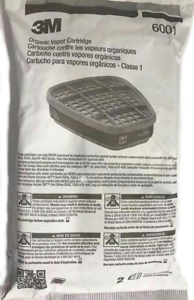 3m 6001 Organic Cartridge. · Photo 1