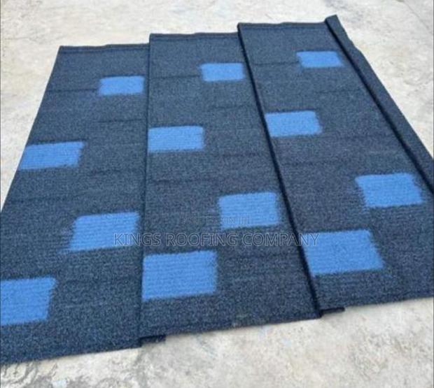 Deep Blue and Black Shingle Roofing Tiles · Photo 1
