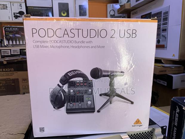 Behringer Podcastudio-2 Usb Complete Podcastudio Bundle With Usb Mixer · Photo 1