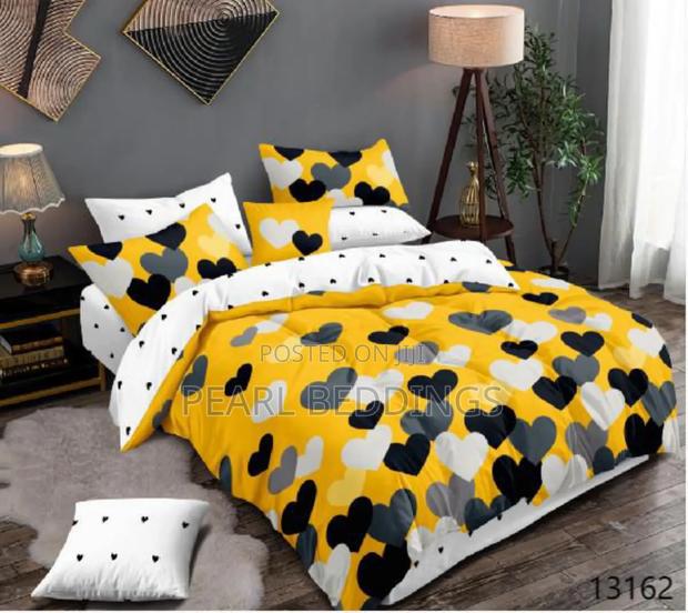 Luxurious 100% Cotton 7pcs Reversible Duvet Set Available in Stock · Photo 1