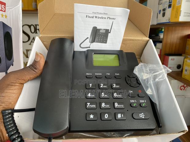 Dual Sim Card Landline Telephone With Inbuilt Radio · Photo 2