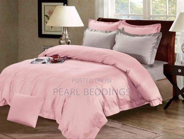 Quality Egyptian Cotton Plain Colors 7pcs Reversible Duvet Set Avail. · Photo 1