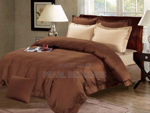 Quality Egyptian Cotton Plain Colors 7pcs Reversible Duvet Set Avail. · Photo 2
