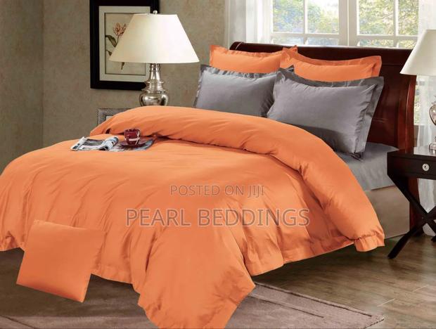 Quality Egyptian Cotton Plain Colors 7pcs Reversible Duvet Set Avail. · Photo 6