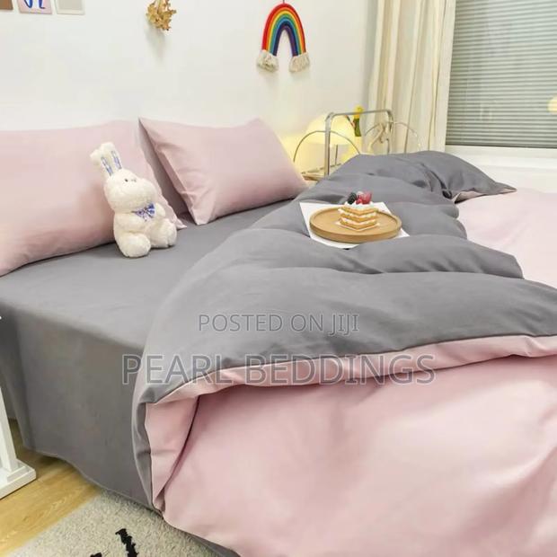 Quality Egyptian Cotton Plain Colors 7pcs Reversible Duvet Set Avail. · Photo 7