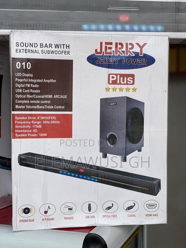 Jerry Sound Bar With External Sound Woofer · Photo 4