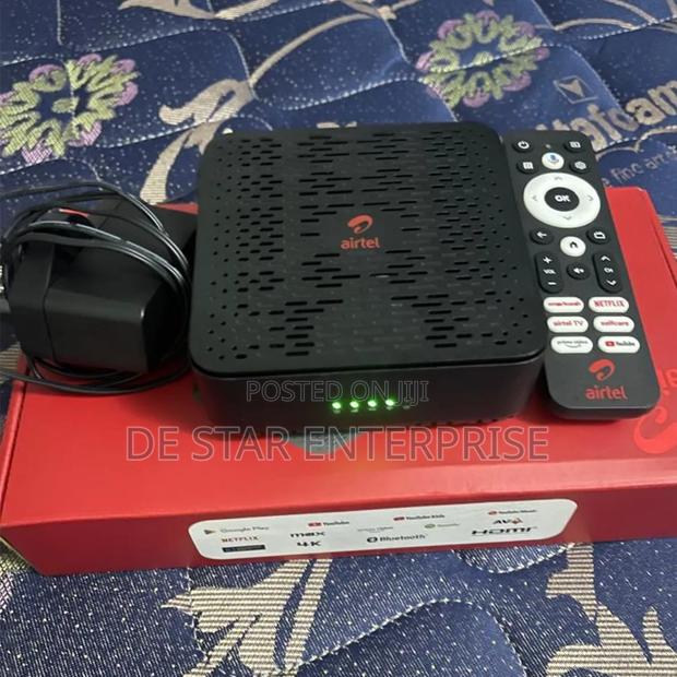 Airtel Tv Box and Router + Remote + Battery + Hdmi Cable · Photo 1