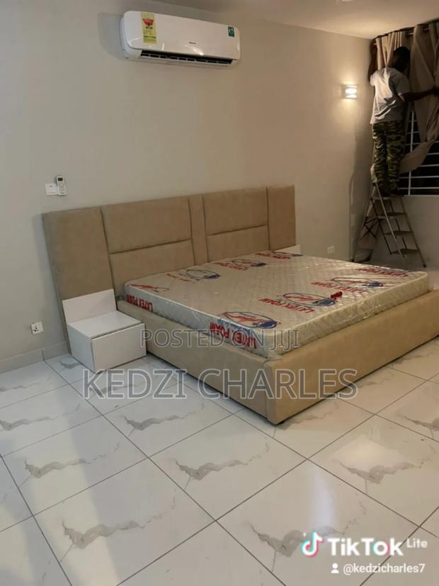 Queen Size Bed and Bed Frame With Side Drawer · Photo 1