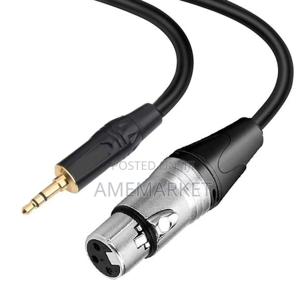 XLR Female to 3.5mm Male Jack Microphone Cable · Photo 1