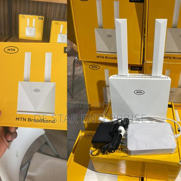 MTN 4g Universal Router + Ups+ Supports Turbonet · Photo 1