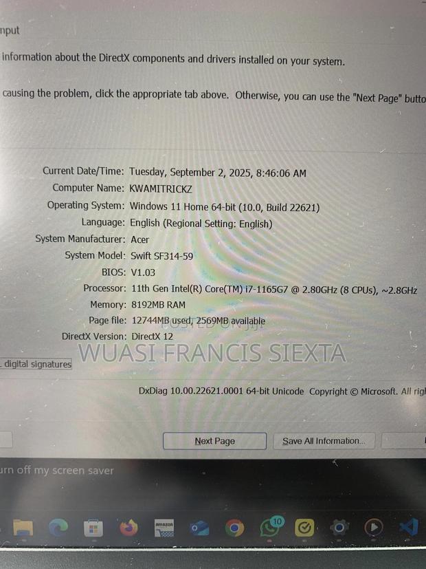 Laptop Acer Swift 3 8GB Intel Core i7 SSD 256GB · Photo 6