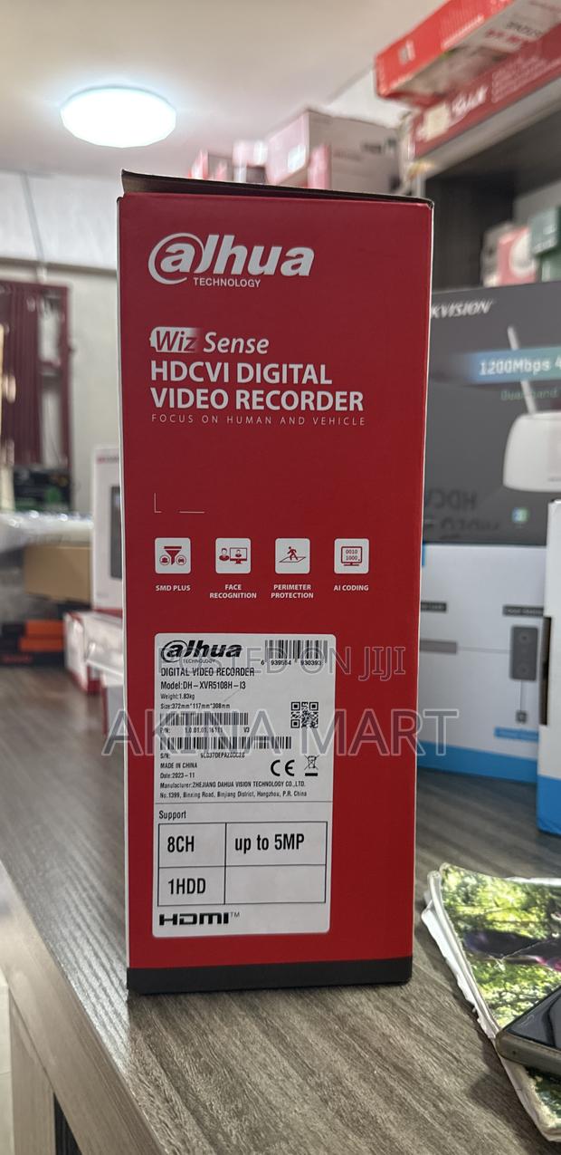 Dahua 8ch 5mp DVR Dh-Xvr5108h-I3 8channels Dahua DVR · Photo 4