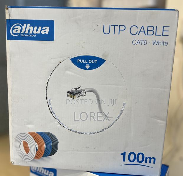 Dahua Cat6 Cable 100m Pure Copper Pfm920i-6un-C-100 · Photo 2