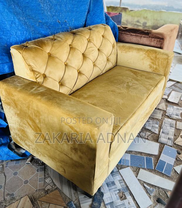 2in1 Furniture Sofa Golden Yellow · Photo 3