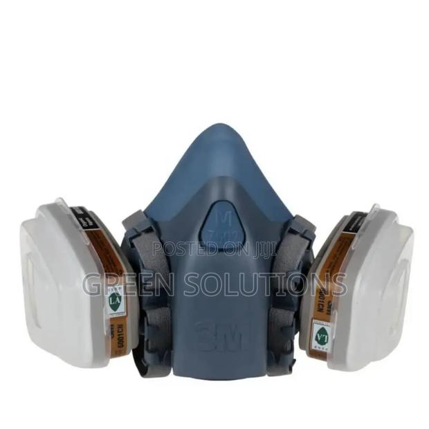 Original 3m Half Face Mask Respirator With Multi-Gas Filters From Usa · Photo 2