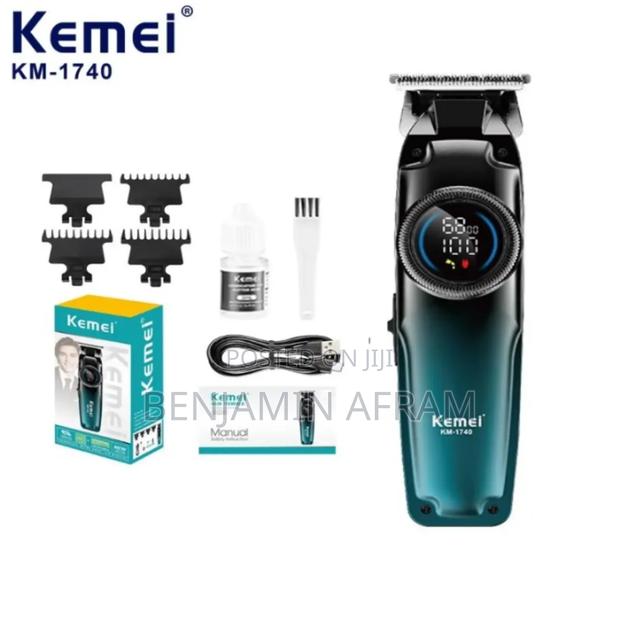 Rechargeable Cordless Hair Trimmer Km- 1740 · Photo 1