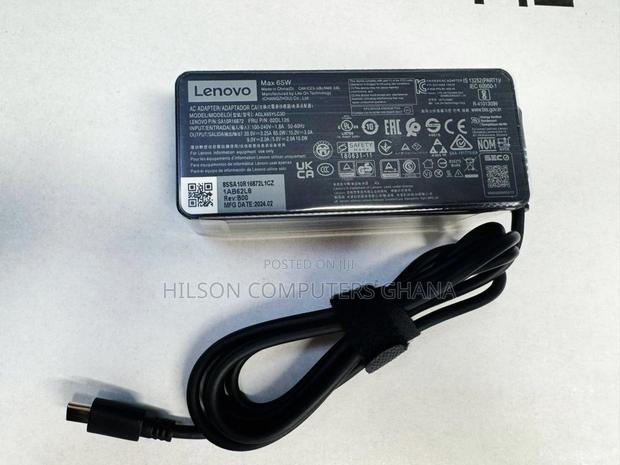 Lenovo Original 65w Type C Laptop Charger · Photo 1