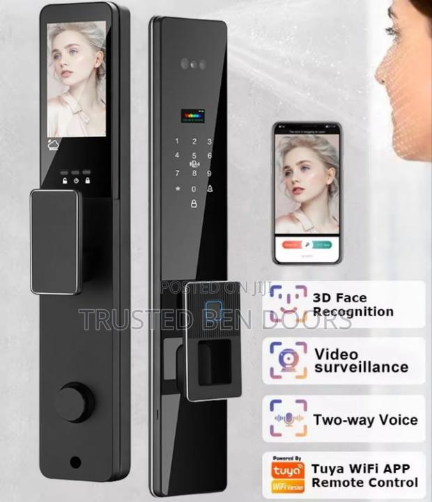 Tuya App Wifi Controlled Biometric Face Unlock Smart Locks · Photo 1