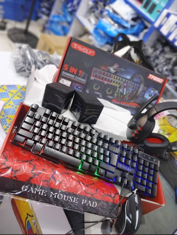 5in1 Wired Gaming Keyboard and Mouse Combo · Photo 1