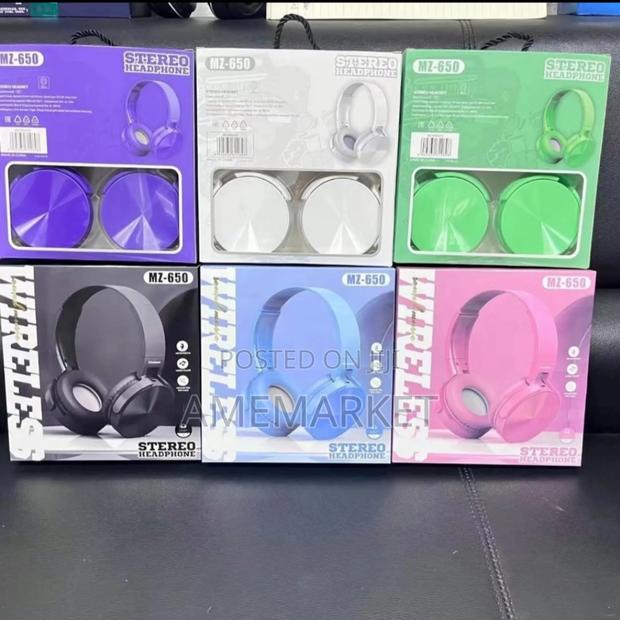 Mz-650 Bluetooth Headset Headband Bass Cell Phone Wireless Headset · Photo 2