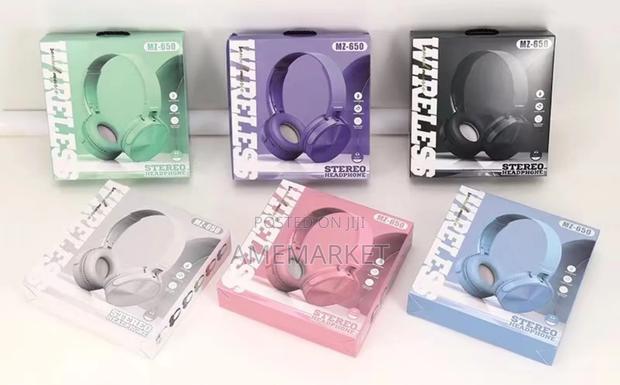 Mz-650 Bluetooth Headset Headband Bass Cell Phone Wireless Headset · Photo 1