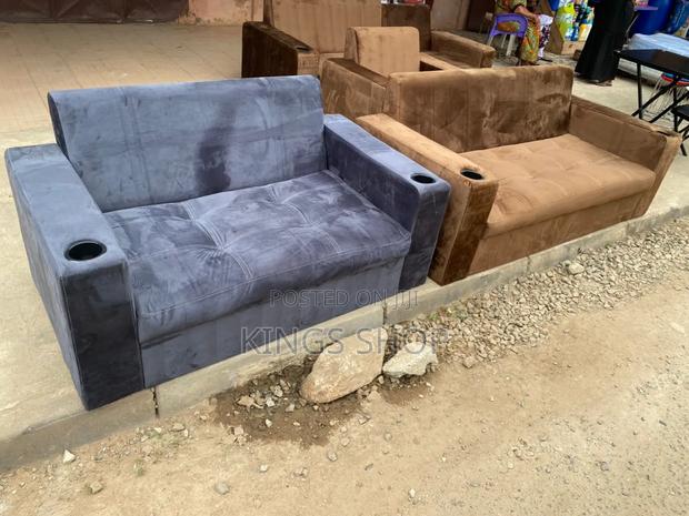 Sofas 2in1 in Suede Material · Photo 1