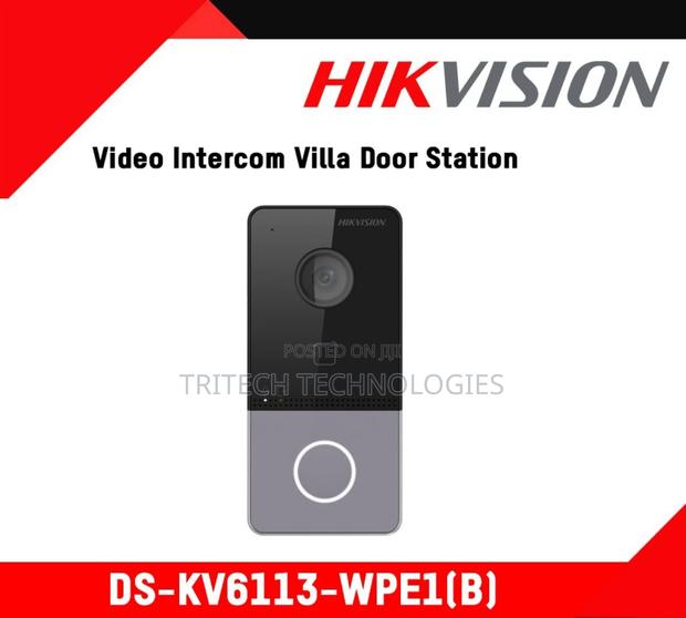Hikvision Ds-kv6113-wpe1(C) Poe/Wifi Villa Outdoor Station · Photo 1