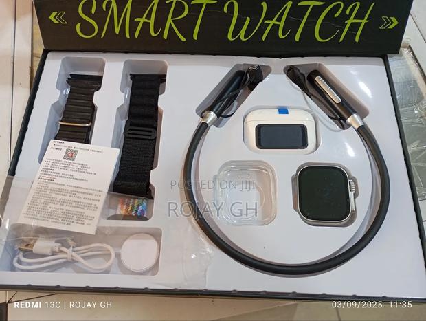 Neo 70 8-in-1 Smart Watch Set With Neckband Bt Airpod · Photo 4