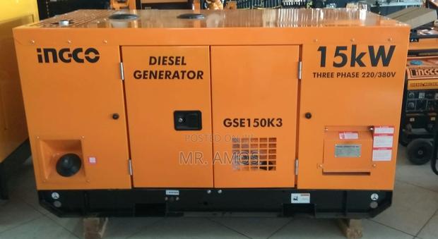 15kva Silent Treated Diesel Generator With Ats Function - Gse150k1-1 · Photo 1