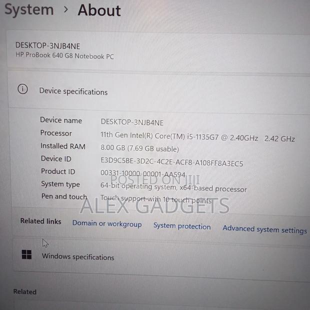 Laptop HP ProBook 640 G8 8GB Intel Core I5 SSD 512GB · Photo 3