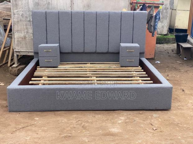 King Size Bed Frame With Nightstand · Photo 1