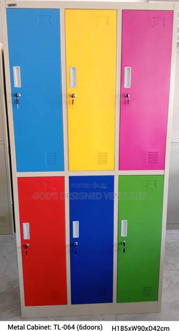 Strong and Colorful 6 Door Metal Cabinet · Photo 1