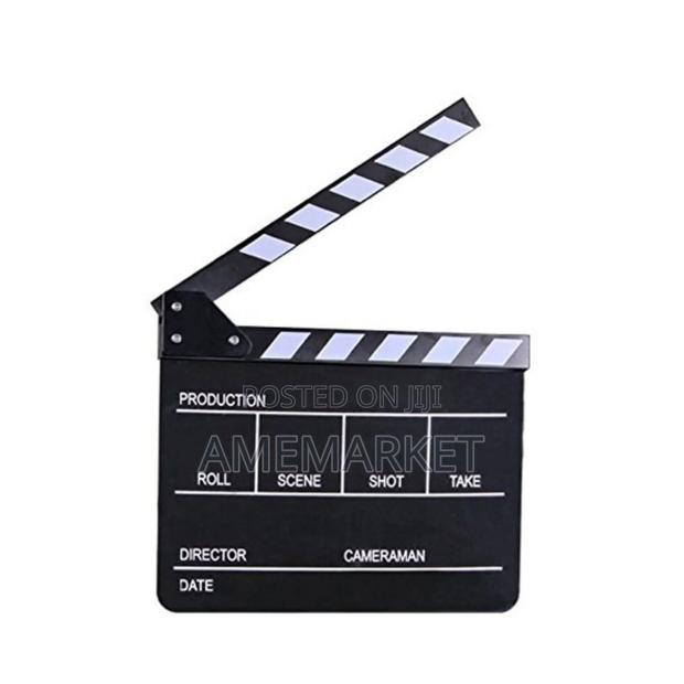 Movie Clap Board, Hollywood Clapper Board Wooden for Film Making · Photo 1