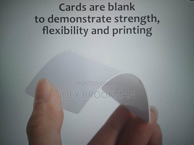 Premium Blank Credit PVC Cards, Quality Plastic Id Cards, Cr80 · Photo 2
