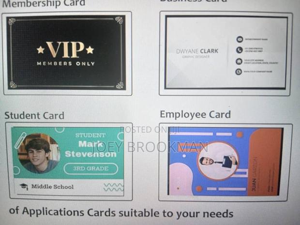 Premium Blank Credit PVC Cards, Quality Plastic Id Cards, Cr80 · Photo 3