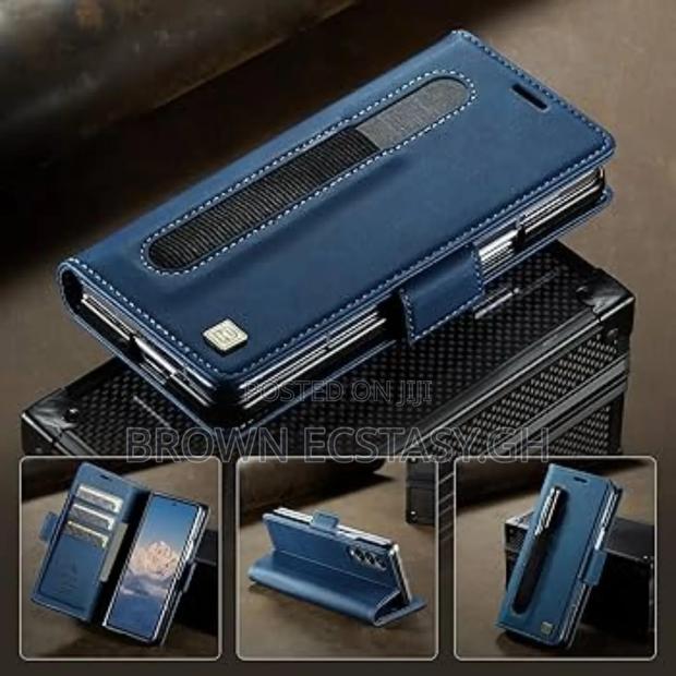 Autspace Z Fold 7/8 Ultra Leather Case With Pen Holder · Photo 2